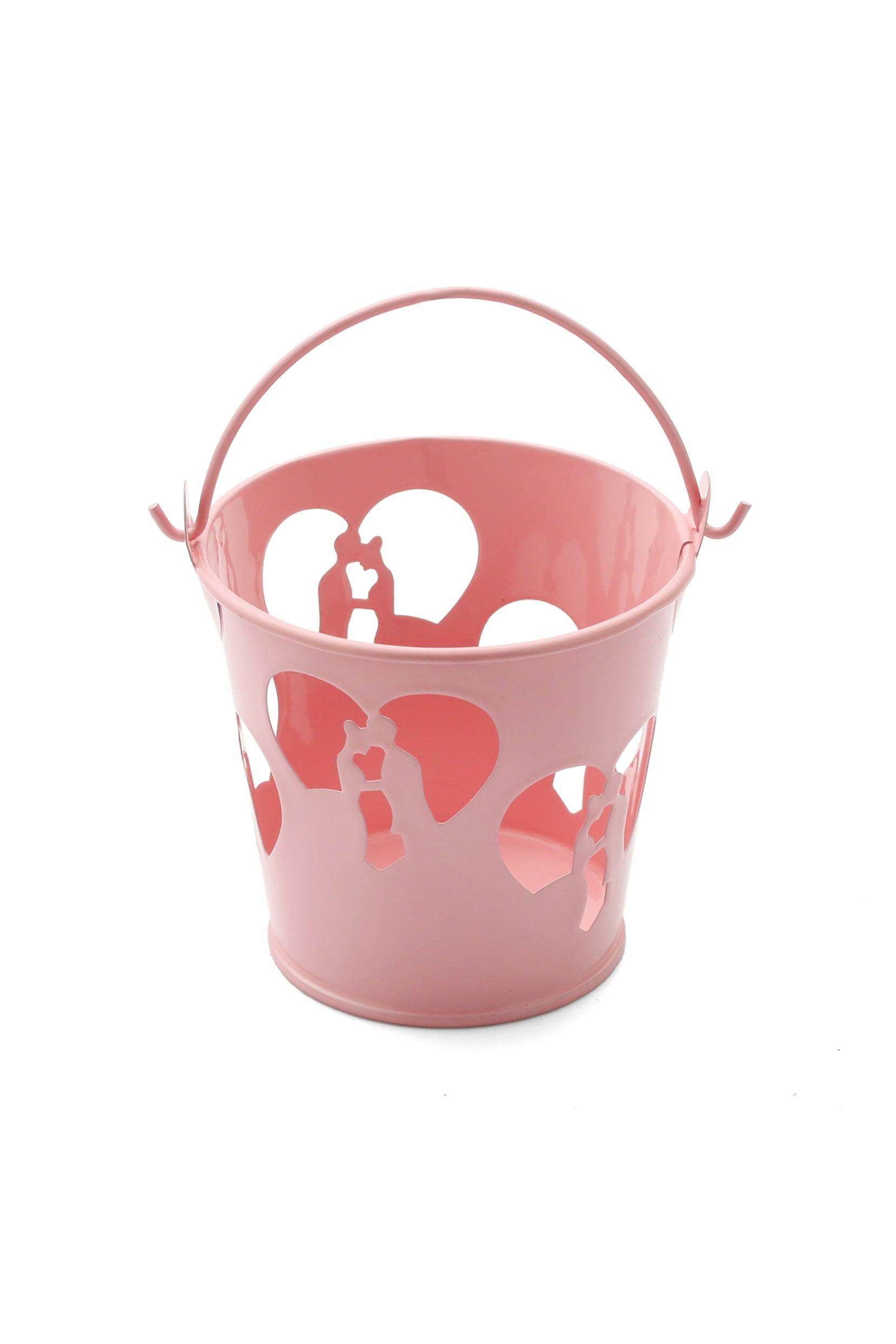 Graceful Wedding Favor Pails Miniature Buckets for Bridal Shower Hen Party Favors CGF0233 (Set of 12 pcs) - COCOMELODY